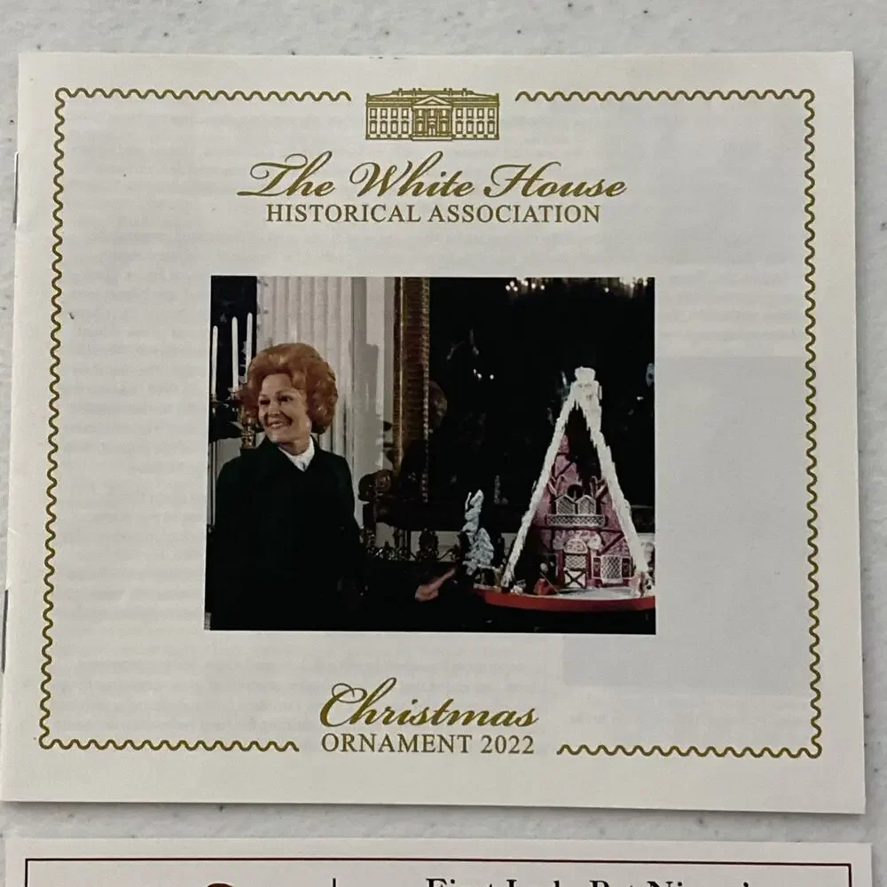 2022 White House Historical Association Christmas Ornament Gingerbread House NEW